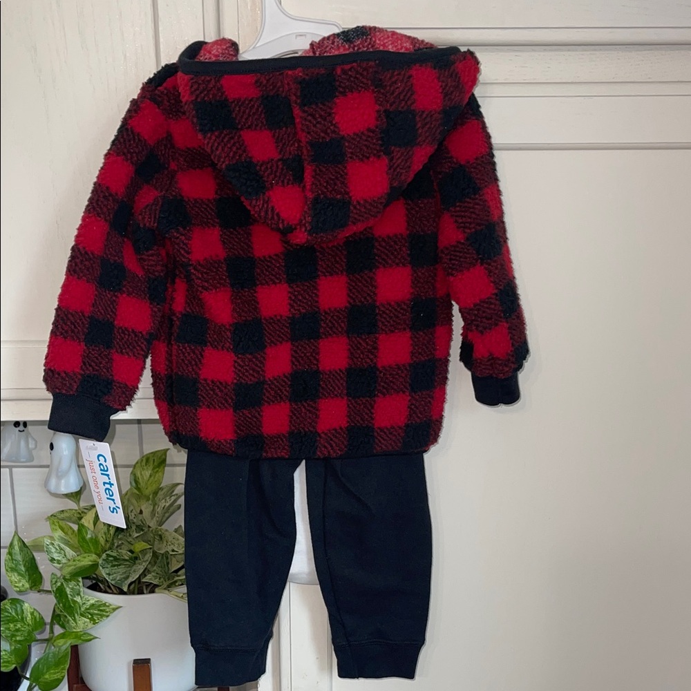 Carter's Plaid Gender Neutral Set - Picture 4 of 5